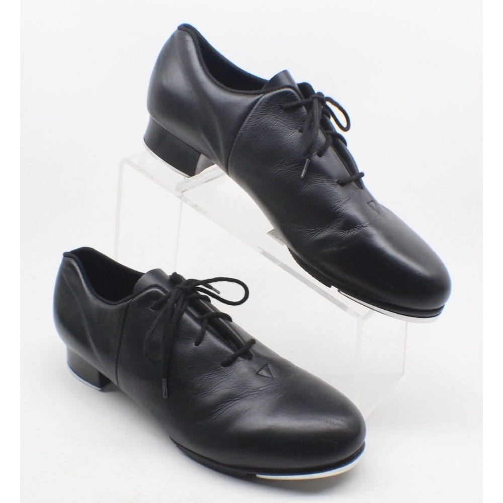 Bloch Women Tap Shoes Tap-Flex Shockwave Black Soft Leather Size 11N Narrow
